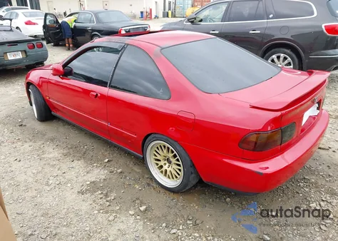 1995 Honda Civic Ex z USA, uszkodzony, nr VIN 1HGEJ1122SL045842